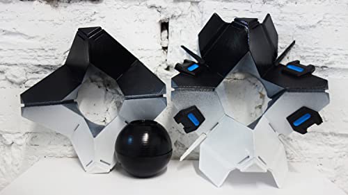 Destiny Ghost Consumed Shell with LED Light, Easy to Change Battery