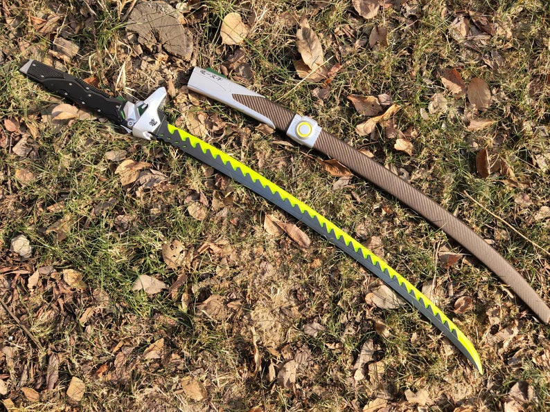 47" Overwatch Genji Sword - LED Metal Blade