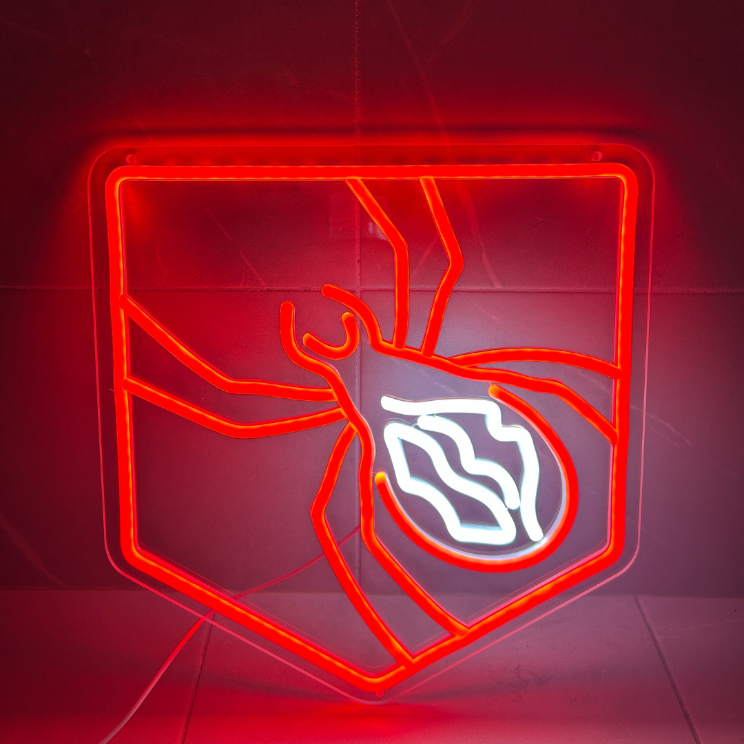 Pack-A-Poster™ Dimmable Widow's Wine LED Sign