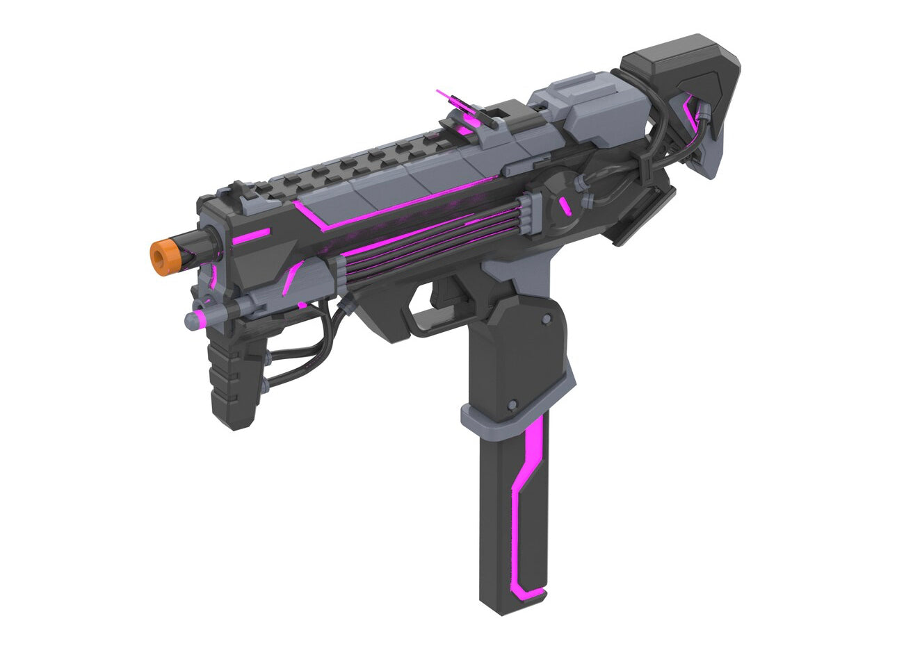 Overwatch Sombra Machine Pistol Cosplay Prop