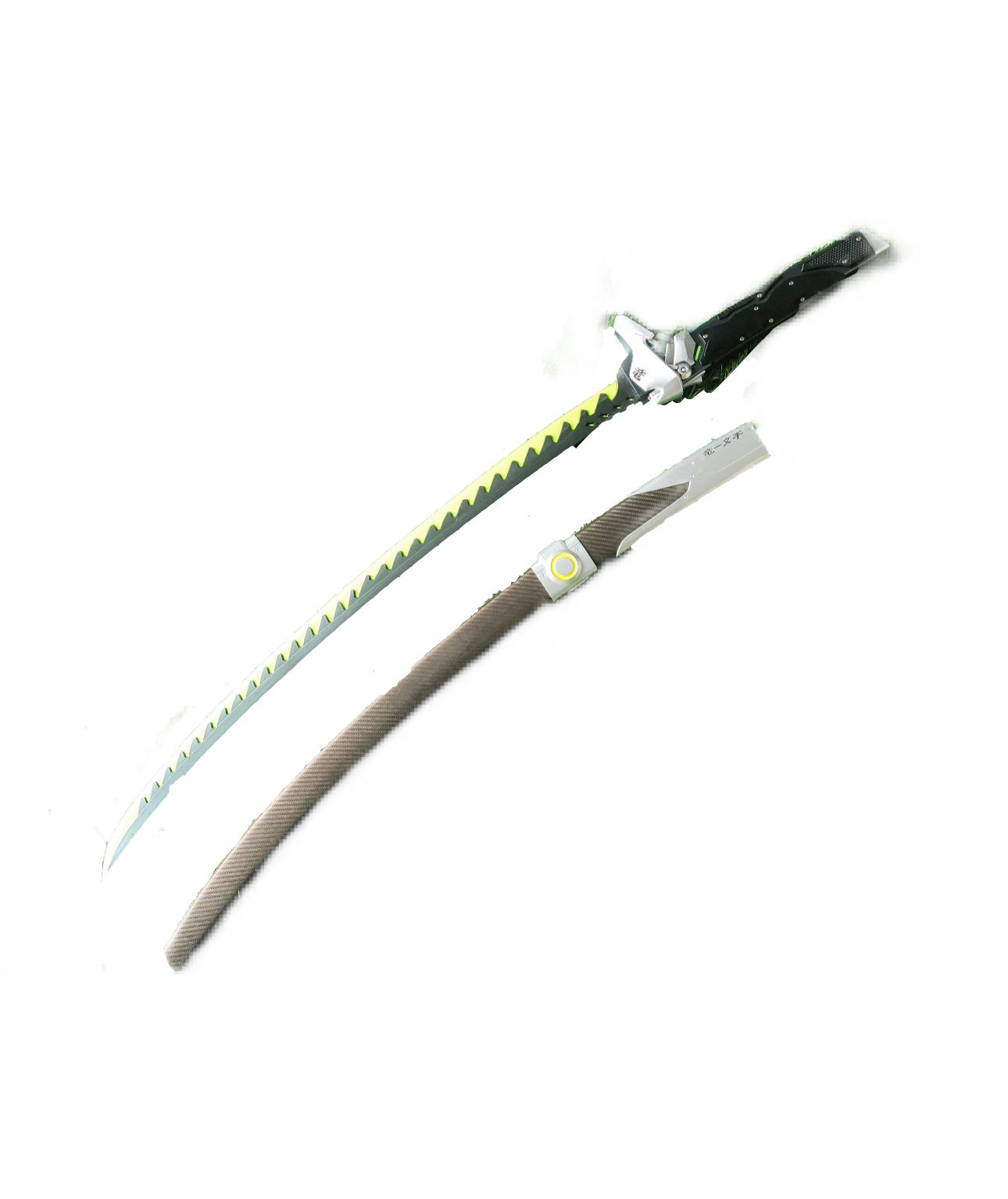 47" Overwatch Genji Sword - LED Metal Blade